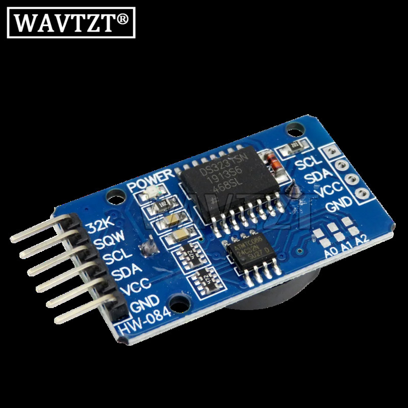 DS3231 AT24C32 IIC modulis DS1302 tikslumo laikrodžio modulis DS1307 atminties modulio mini modulis realiuoju laiku 3,3 V / 5 V, skirtas Raspberry Pi
