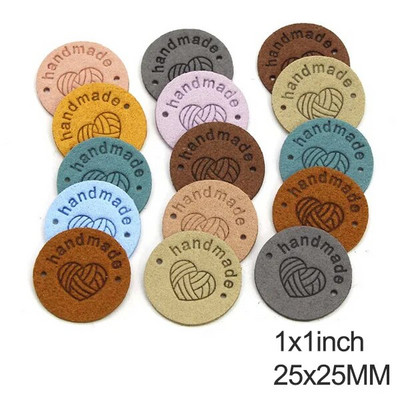 20 tk Küüliku käsitsi valmistatud sildid Käsitsi valmistatud etiketile Kawaii õmblemine nahast sildid mütsidele Kootud dekoratiivsed riided kingitused kotid 2x5 cm