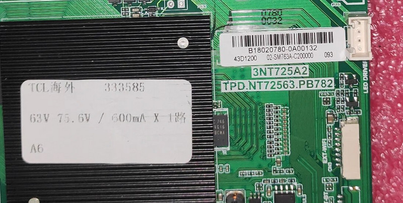 Besplatna dostava! TPD.NT72563.PB782 3NT725A2 Tri u jednom TV matična ploča dobro testirana