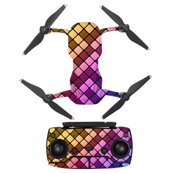 Αυτοκόλλητο Skin Skin Vinyl Decal για DJI Mavic Air Drone + τηλεχειριστήρια + 3 μπαταρίες προστατευτικό κάλυμμα φιλμ