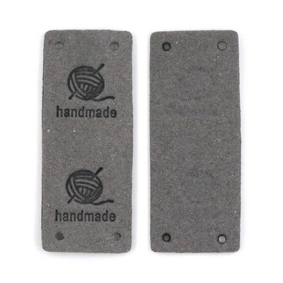 20Gb Dzijas kamols Ādas etiķete apģērbam Roku darbs Etiķetes Roku darbs Birkas Adīšana Cepure DIY Dāvanas Somas Šūt Aksesuāri 2*5CM
