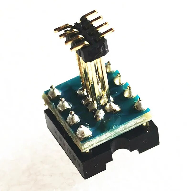 1 gabals PCB spraudņa operētājsistēmas pastiprinātājam, lai pielāgotu operācijas pastiprinātāju DIP8 uz sop8