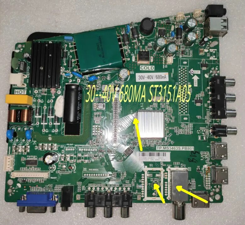 Δωρεάν αποστολή! TP.MS3463S.PB801 LCD mian board Τάση οπίσθιου φωτισμού Τρεις διαφορετικές προδιαγραφές τάσης