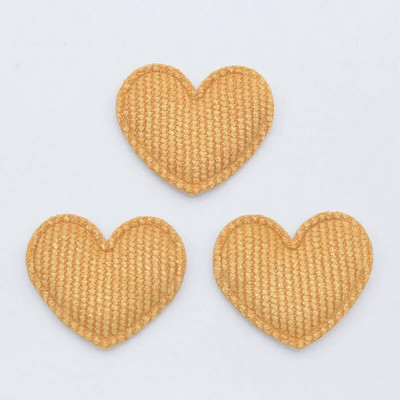 50tk/partii 35*30mm polsterdatud sädelevast riidest südameaplikatsioonid meisterdamiseks Mütsid Riided Retuusid Õmblustarbed Peakatted Dekoorplaastrid