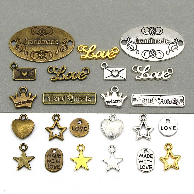 10 tk Käsitsi valmistatud sildid hõbedane pronks vibu metallist sildid riietele mütsid Vintage sulamist käsitsi valmistatud silt õmblustarvikud 31*19mm