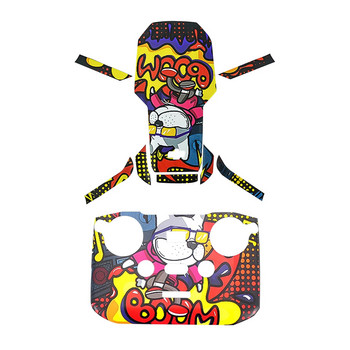 Дистанционно управление Decal Skin Sticker Декоративно фолио Защитно покритие Body Arm Drone Аксесоари Водоустойчив за DJI Mavic Mini 2