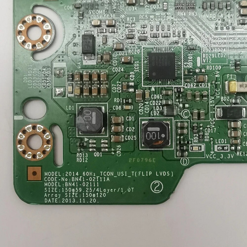 Oriģinālais BN41-02111 BN41-02111A Tcon Board A2014-60HZ_TCON_USI_T (FLIP LVDS）32/40/48 collu bezmaksas piegāde
