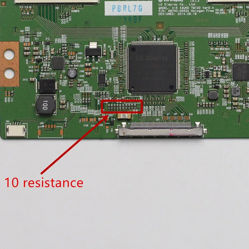 Tcon 6870C Logic Board 6870C-0552A TV platei placa tv V15 43UHD TM120 Ver0.4 oriģinālā T-con karte