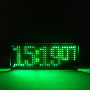 Κιτ DIY SMD LED Dot Matrix Ψηφιακό ρολόι παραγωγής κιτ Ηλεκτρονικό κιτ ρολογιού DIY Μεγάλη οθόνη θερμοκρασίας Ημερομηνία Ρολόι Κιτ DIY