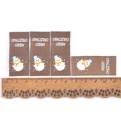 50 gab. Ziemassvētku vecīša/sniegavīra/ziemassvētku eglītes uzlīmes šūšanai. Piederumi Bērnu apģērbs DIY Amatniecība Roku darbs Apģērbi Materiāli Ziemassvētku birkas