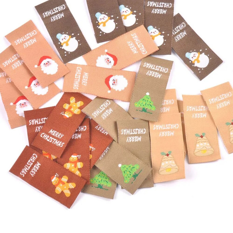 50 gab. Ziemassvētku vecīša/sniegavīra/ziemassvētku eglītes uzlīmes šūšanai. Piederumi Bērnu apģērbs DIY Amatniecība Roku darbs Apģērbi Materiāli Ziemassvētku birkas