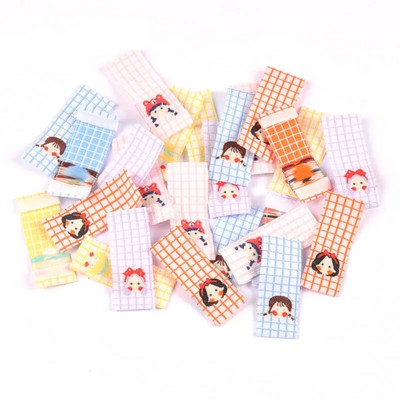 50 komada lijepih djevojaka Etikete za vezenje za šivanje Etikete za odjeću Ručno izrađeni dodaci Oznake za odjeću Torbe za njegu Logotipi DIY zanati Mješoviti
