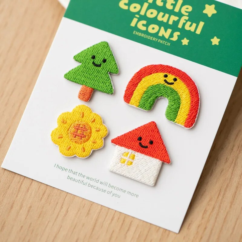 Armsad leiva-mesilaseseenega tikitud plaastrid tüdrukutele kott triikida plaastritele väike liimkleebis lastele riided juukseklambrite disainer