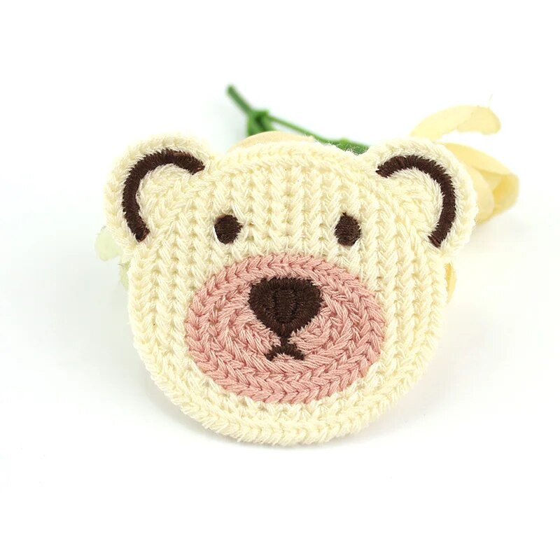 16Gb 5*5,8cm karikatūras izšūšana lāča aplikācijas priekš DIY galvassegas matadatas Amatniecība Dekorācijas apģērbs ielāpi Aksesuāri