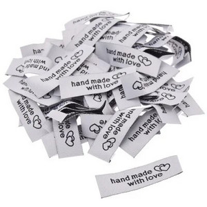50 tk/pakk käsitsi valmistatud armastuskirjaga pestavad riidest sildid isetegemiseks õmblustarvikute jaoks Naiste riidekottide kaunistus