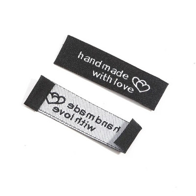 Etichete multicolore realizate manual Etichete imprimate țesute 50X15mm 20 buc Etichete pentru îmbrăcăminte Etichete DIY Artizanat Accesorii de cusut