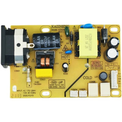 KZ50W Ενσωματωμένη πλακέτα τροφοδοσίας τηλεόρασης LCD 12V KZ50W KAIZHENG