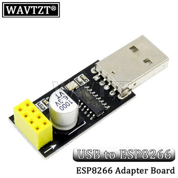 USB към ESP8266 WIFI модул ESP-01 ESP-01S адаптер платка компютър телефон WIFI безжична комуникация Разработка на микроконтролер