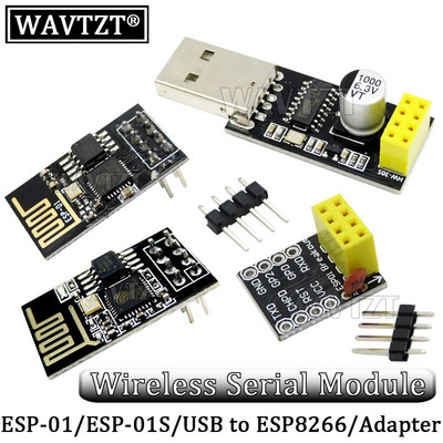 USB prie ESP8266 WIFI modulio ESP-01 ESP-01S adapterio plokštės kompiuterio telefono WIFI belaidžio ryšio mikrovaldiklio kūrimas