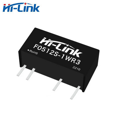 Hi-Link Offical Mini F0503/05/09/12/15/24S-1WR3 1W 3,3 V / 5 V / 9 V / 12 V / 15 V / 24 V nuolatinės srovės keitiklio maitinimo šaltinio išmanusis modulis