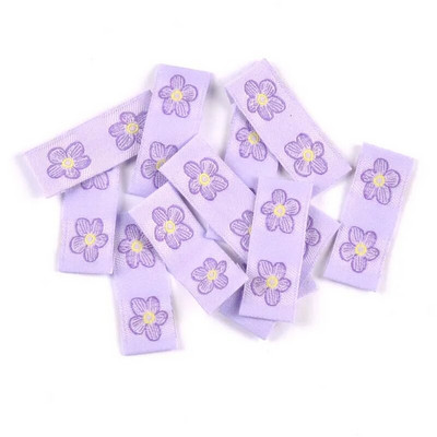 Jaukts ziedu raksts 50gab. Roku darbs Austa Etiķete Apģērbam Šalle Etiķetes Apavi Somas Apģērba birkas 15x40mm CP3269