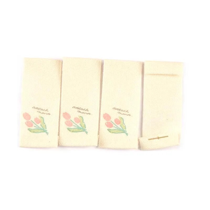 50 τμχ/παρτίδα Ετικέτες Πολύχρωμα Λουλούδια Έντυπη υφασμάτινη ετικέτα Ράψιμο Ρούχα Flag Παπούτσια Ρούχα DIY Αξεσουάρ χειροποίητων χειροτεχνιών C2887