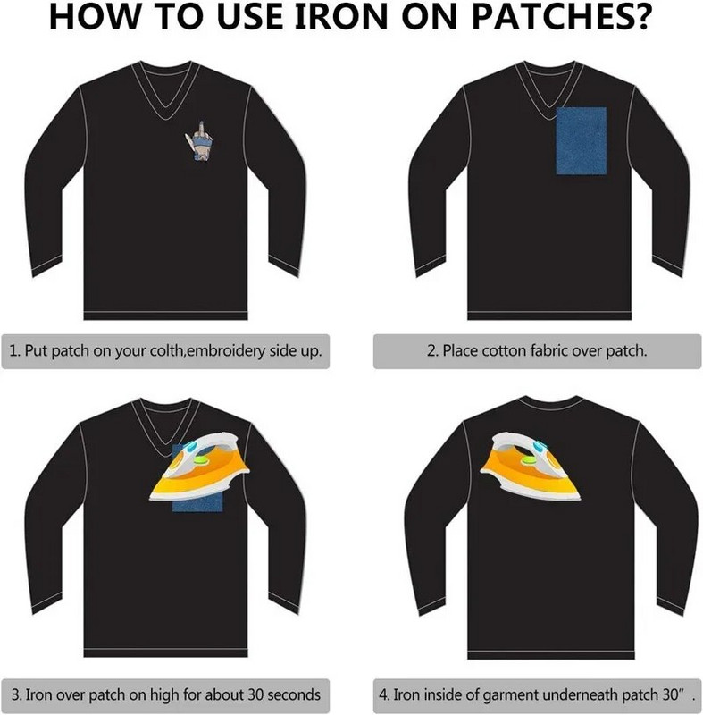 20 τμχ μπαλώματα με πέντε άκρες αστεράκια πολλά για σίδερο ρούχων σε τυχαία χύμα θερμικό αυτοκόλλητο κέντημα Sew Designer Parches Para Ropa