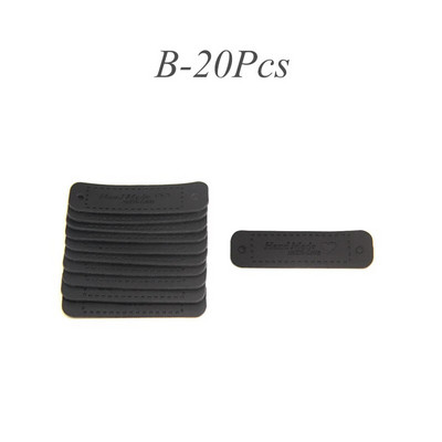 20 buc/lot etichete handmade pentru haine realizate cu inimă etichete din piele Etichetă manuală pentru pălării etichete de tricotat accesorii de cusut