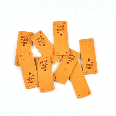 20 tk 20x50 mm mitmevärviline kiri, käsitsi valmistatud reljeefsete siltidega õmblemiseks Rõivad Aksessuaarid Rõivaste jalatsid Kotid Sildid DIY käsitöö