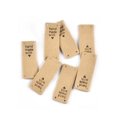 20 tk 20x50 mm mitmevärviline kiri, käsitsi valmistatud reljeefsete siltidega õmblemiseks Rõivad Aksessuaarid Rõivaste jalatsid Kotid Sildid DIY käsitöö