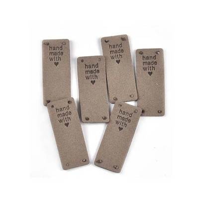 20 tk 20x50 mm mitmevärviline kiri, käsitsi valmistatud reljeefsete siltidega õmblemiseks Rõivad Aksessuaarid Rõivaste jalatsid Kotid Sildid DIY käsitöö