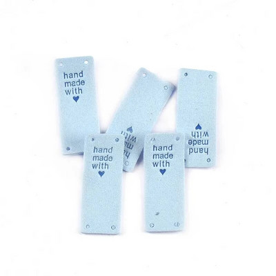 20 tk 20x50 mm mitmevärviline kiri, käsitsi valmistatud reljeefsete siltidega õmblemiseks Rõivad Aksessuaarid Rõivaste jalatsid Kotid Sildid DIY käsitöö