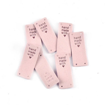 20 tk 20x50 mm mitmevärviline kiri, käsitsi valmistatud reljeefsete siltidega õmblemiseks Rõivad Aksessuaarid Rõivaste jalatsid Kotid Sildid DIY käsitöö