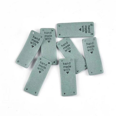 20 tk 20x50 mm mitmevärviline kiri, käsitsi valmistatud reljeefsete siltidega õmblemiseks Rõivad Aksessuaarid Rõivaste jalatsid Kotid Sildid DIY käsitöö