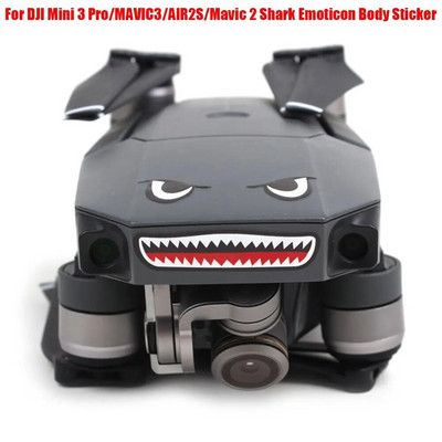 For DJI Mini 3 Pro/MAVIC3/AIR2S/Mavic 2 Sticker Shark Body Stickers For DJI Mini 3 Pro/MAVIC3/AIR2S/Mavic 2