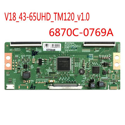 V18_43-65UHD_TM120_v1.0 логическа платка 6870C-0769A t-con ЗА Philips 55PFL5604/F7 TH55GX740A VIANO TV55UHD 4K