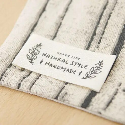 Βαμβακερή υφασμάτινη ετικέτα, ετικέτα γιακά ρούχων, υφασμάτινη ετικέτα, αξεσουάρ, ραμμένα στο χέρι, αξεσουάρ DIY