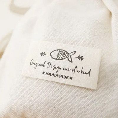 Βαμβακερή υφασμάτινη ετικέτα, ετικέτα γιακά ρούχων, υφασμάτινη ετικέτα, αξεσουάρ, ραμμένα στο χέρι, αξεσουάρ DIY