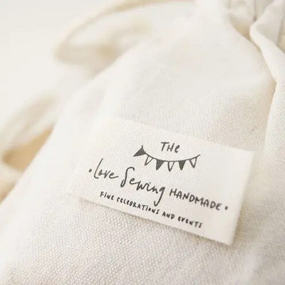Βαμβακερή υφασμάτινη ετικέτα, ετικέτα γιακά ρούχων, υφασμάτινη ετικέτα, αξεσουάρ, ραμμένα στο χέρι, αξεσουάρ DIY