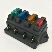 12V/24V 4 Way 5 way Car Truck Auto Blade Box Holder Fuse Circuit Standard ATO +free blade FUSE