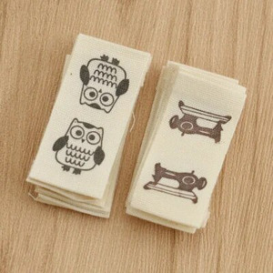 10 τμχ Ετικέτες ραψίματος σε σχήμα κουκουβάγιας που πλένονται, DIY Χειροποίητες ραφές χειροποίητες ραφές Τσάντα ενδυμάτων Παπούτσια Ετικέτες Αξεσουάρ