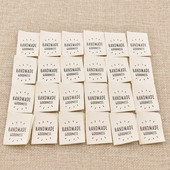 50 τεμ. Μοτίβο με κεντήματα προβάτου κινουμένων σχεδίων που πλένονται Ετικέτες από βαμβάκι Χειροποίητα DIY Craft Τσάντα ενδυμάτων Καπέλο Ράψιμο σε υφασμάτινο Ετικέτες