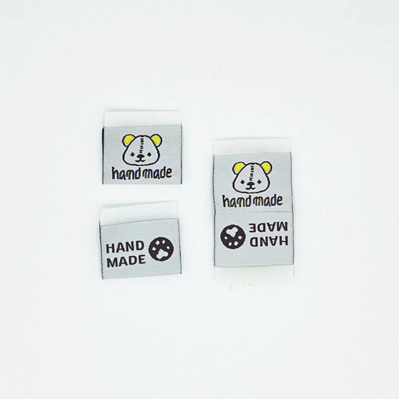 25 ΤΕΜ. Χειροποίητη Ετικέτα ρούχων Bear Diy Χειροποίητα Ρούχα Ραπτικής Ετικέτα Αξεσουάρ ρούχων για τζιν Τσάντες Ετικέτες παπουτσιών