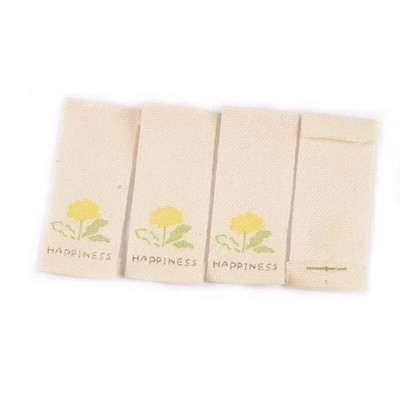 50ΤΜ/Παρτίδα 1,6x3,8cm Λουλούδι Μπεζ Ετικέτες για είδη ραπτικής Τσάντες φροντίδας Ετικέτα Ρούχα Χειροποίητα Αξεσουάρ DIY Crafts C2887