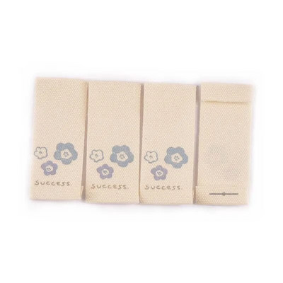 50ΤΜ/Παρτίδα 1,6x3,8cm Λουλούδι Μπεζ Ετικέτες για είδη ραπτικής Τσάντες φροντίδας Ετικέτα Ρούχα Χειροποίητα Αξεσουάρ DIY Crafts C2887