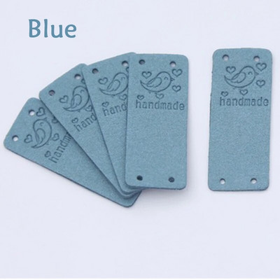 10 buc/set realizat manual cu etichete pentru păsări etichete pentru haine etichete din piele PU lucrate manual, pălării, pungi, etichete de cusut, accesorii pentru îmbrăcăminte