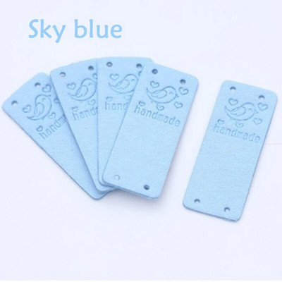 10 buc/set realizat manual cu etichete pentru păsări etichete pentru haine etichete din piele PU lucrate manual, pălării, pungi, etichete de cusut, accesorii pentru îmbrăcăminte