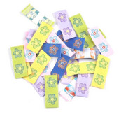 50 komada Mješoviti cvjetni uzorak Etikete za vezenje Dodaci za šivanje odjeće Torba za odjeću Oznake za cipele Pribor za rukotvorine CP3269