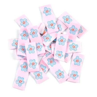 50 komada Mješoviti cvjetni uzorak Etikete za vezenje Dodaci za šivanje odjeće Torba za odjeću Oznake za cipele Pribor za rukotvorine CP3269