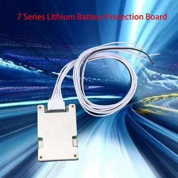 7 Series 24V 29,4V Equalization Protection Board 15A Current 20A Current Limit With Balanced BMS Protection Board